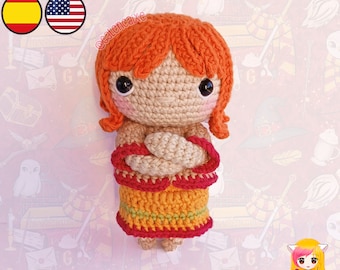 Amigurumi PATTERN crochet doll Teacher Witch crochet pattern- PDF TUTORIAL in English (us terms) and Spanish Galencaixe