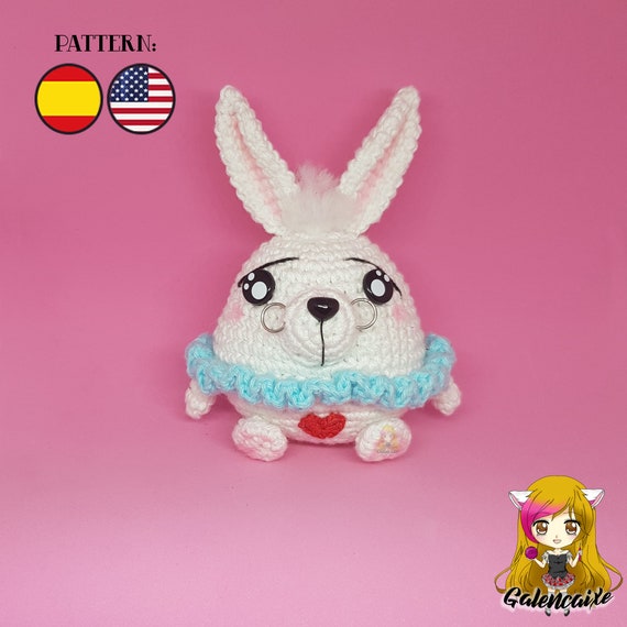 Crochet PATTERN White Rabbit of Alice in Wonderland Amigurumi White Rabbit PDF TUTORIAL