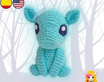 Boneca de crochê Amigurumi PADRÃO padrão veado assombrado professora bruxa escola - TUTORIAL PDF em Inglês e Espanhol Galencaixe