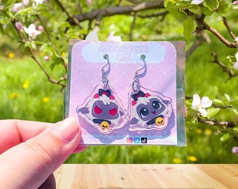Lamb earrings - kawaii earrings - cute jewelry - Lamb charms