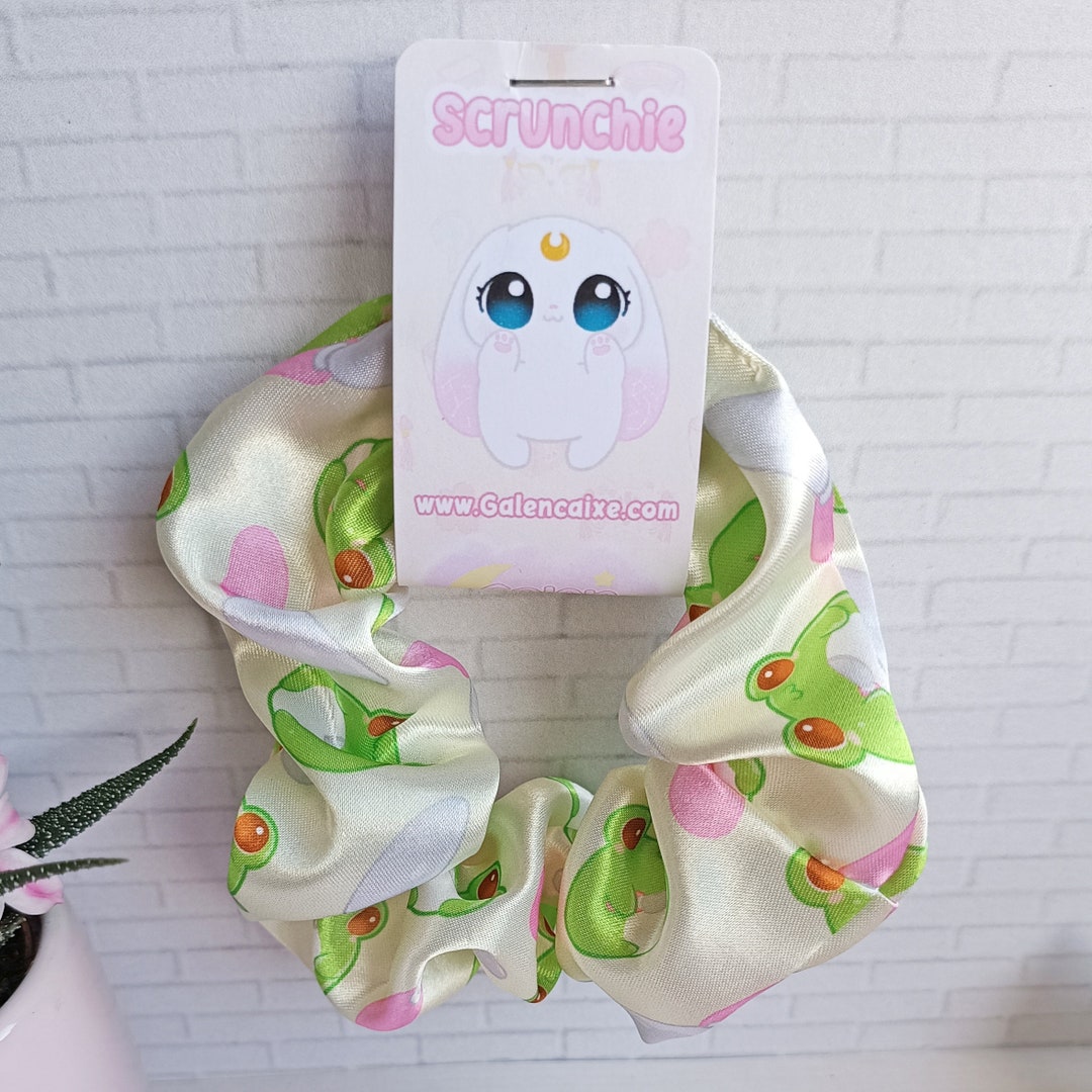 Scrunchie Frog With Knife Kawaii Hair Ties Hair Scrunchies Hair