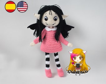 Pattern Amigurumi Isadora Moon PDF TUTORIAL - Crochet PATTERN Isadora Moon