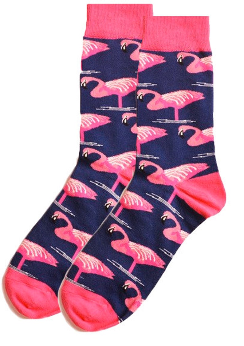 Matching Mens Flamingo Socks, Bow Tie, Pocket Square Flamingo Bowtie ...