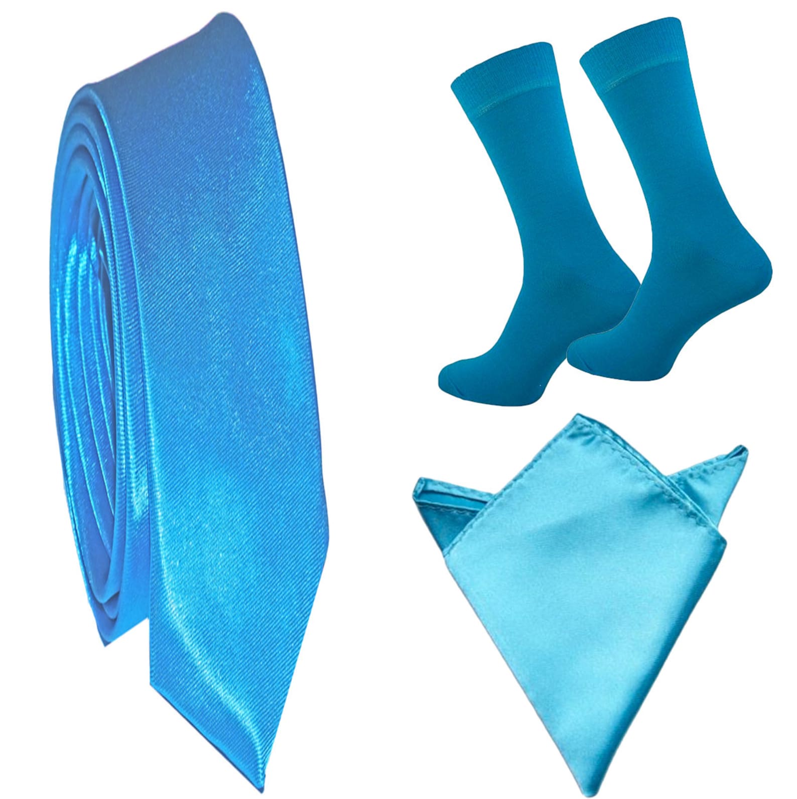 matching tie socks and pocket square