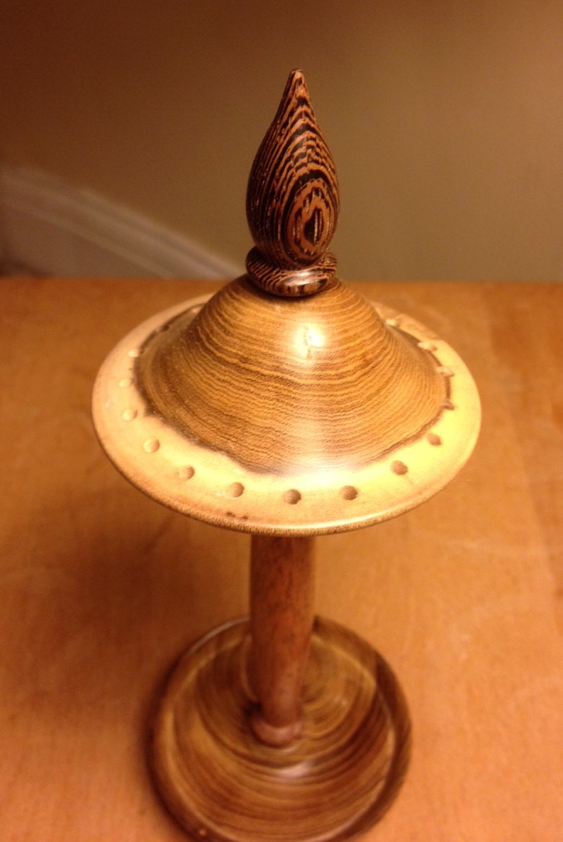 Hand Turned Earring Holder Etsy