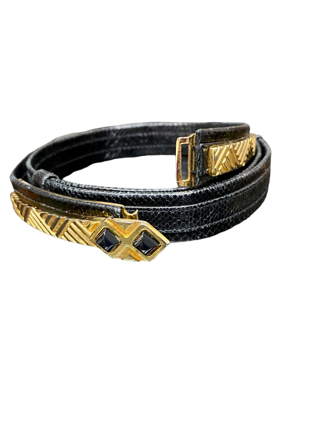 Finesse La Model Reptile Skin Belt - Etsy display picture 3