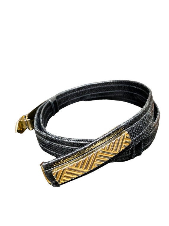 Finesse La Model reptile skin belt - image 2