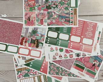 Matte! Watermelon dream,  Weekly, Inspired, Themed, Planners Stickers Sets, Erin Condren, ECLP, Kikki K, PPP, Mambi, Happy Planner, Filofax