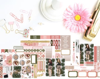 Matte! Brunch, Settimanale, Ispirato, A tema, Set di adesivi per planner, Erin Condren, ECLP, Kikki K, PPP, MAMBI, Happy Planner, Filofax