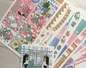 Matte! Bambina o Bambino, Settimanale, Ispirato, A tema, Adesivi per planner, Erin Condren, ECLP, Kikki K, PPP, MAMBI, Happy Planner, Filofax