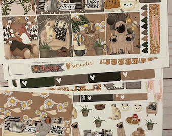 Matte! Happy weekend, Weekly, Inspired, Themed, Planners Stickers Sets, Erin Condren, ECLP, Kikki K, PPP, MAMBI, Happy Planner, Filofax