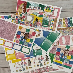 Matte! Valido, Settimanale, Ispirato, A tema, Set di adesivi per planner, Erin Condren, ECLP, Kikki K, PPP, Mambi, Happy Planner, Filofax