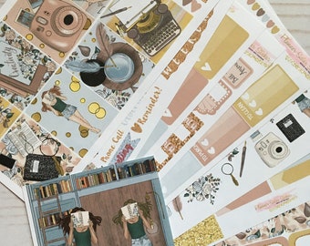 Matte! Create 2, Set di adesivi per planner settimanali, ispirati, a tema, Erin Condren, ECLP, Kikki K, PPP, MAMBI, Happy Planner, Filofax