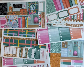 Matte! , first day, weekly, Inspired, Themed, Planners Stickers Sets, Erin Condren, ECLP, Kikki K, PPP, Happy Planner, Filofax