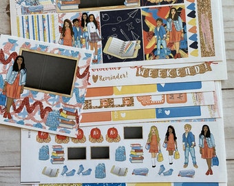Back to School Weekly Kit set of 34 Item 279 - Etsy
