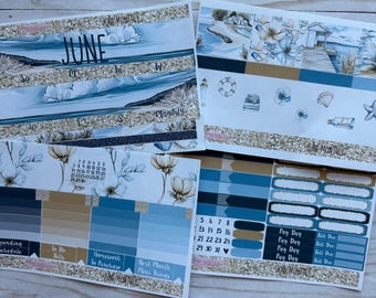 June 2026 monthly,  Stickers, Headers, Erin Condren, Kikki K, ECLP, PPP, Mambi, Happy Planner, Filofax, Etc., Planner Sticker Set
