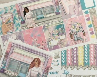 Matte! Cherry, Weekly, Inspired, Themed, Planners Stickers Sets, Erin Condren, ECLP, Kikki K, PPP, MAMBI, Happy Planner, Filofax
