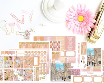 Matte! Avventuroso, Settimanale, Ispirato, A tema, Set di adesivi per planner, Erin Condren, ECLP, Kikki K, PPP, MAMBI, Happy Planner, Filofax