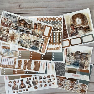 Matte! Spa winter, Weekly, Inspired, Themed, Planners Stickers Sets, Erin Condren, ECLP, Kikki K, PPP, Mambi, Happy Planner, Filofax