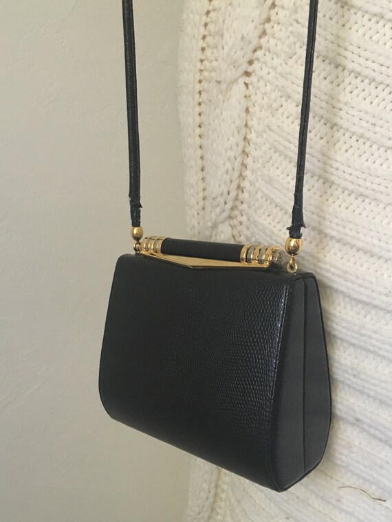 small black evening bag