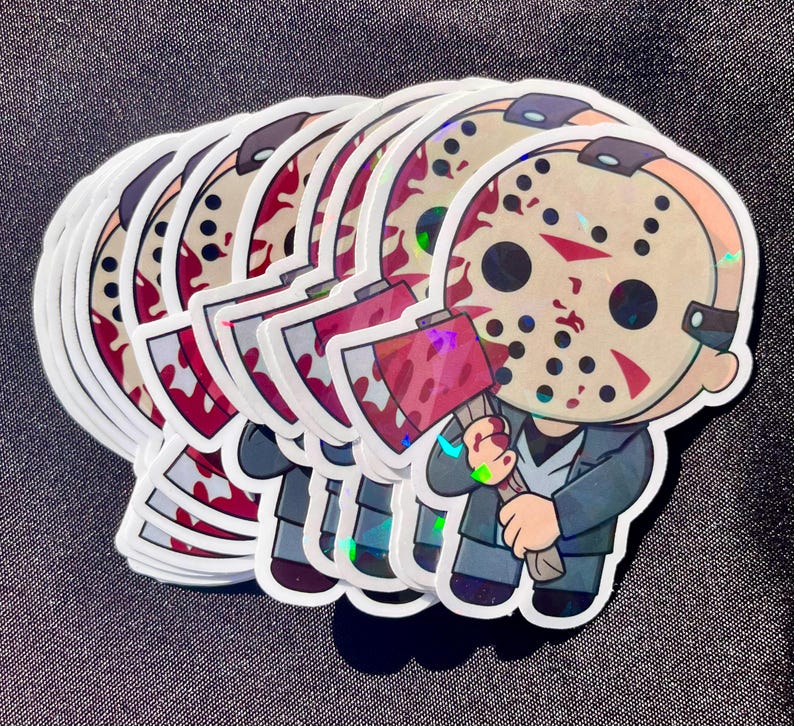 Chibi Horror Stickers- Jason Voorhees - Etsy