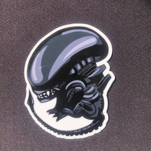Chibi skräckklistermärken - Alien bild 2