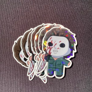 Chibi horror stickers- Michael Myers