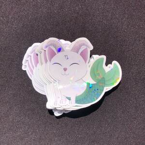 Stickers chats signe du zodiaque - Capricorne