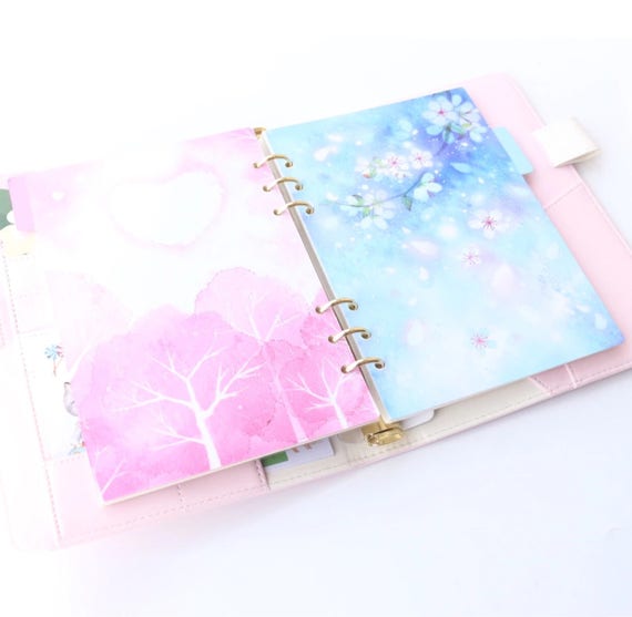 planner binder divider in a5 personal size kawaii notebook paper organize planning basics goal bullet journal kikki k filofax fwaaab binder divider