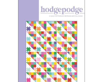 Hodgepodge Quilt Pattern by Morgan McCollough - 3 Sizes - MM-016