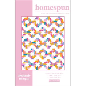 Homespun Quilt Pattern by Morgan McCollough - 3 Sizes - MM-009
