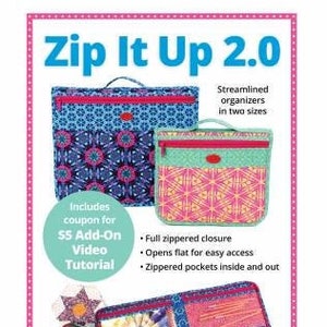 Zip It Up 2.0 by Patterns by Annie - pattern PBA252-2