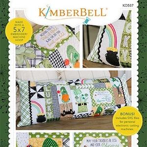Luck o&#39; the Gnome for Machine Embroidery by Kimberbell Design - KD587