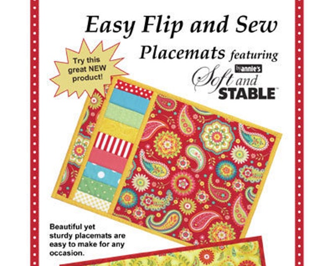 Easy Flip and Sew Placemats Pattern by Patterns by Annie Etsy