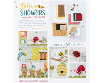 Spring Showers Quilt Embellishment Kit by Kimberbell Designs - KDKB1261