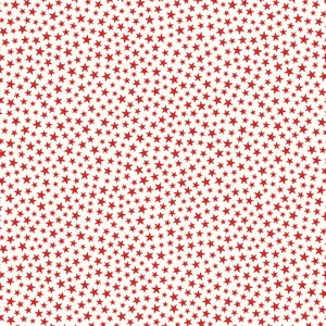 Sparkle Stars - Star-Spangled Beauty by Kimberbell Designs for Maywood Studio - MAS10846-R Red - 1/2 yard