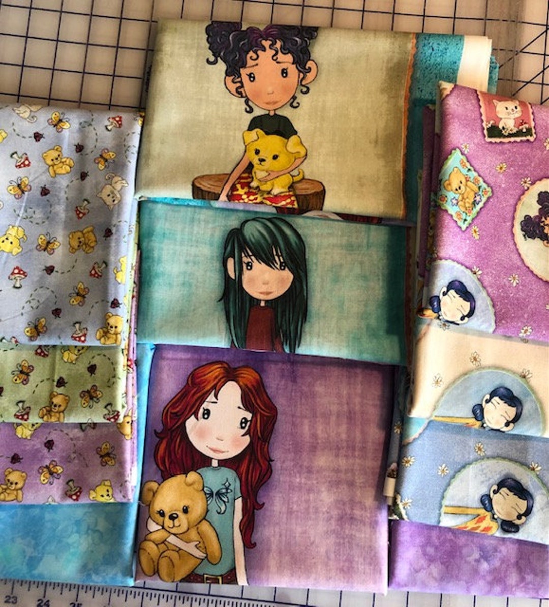 Garden Girls Fat Quarter Fabric Bundle by Parisi for QT Fabrics