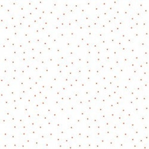May include: White background with a repeating pattern of small red dots.