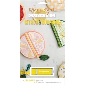 Curated: Citrus and Sunshine by Kimberbell Designs - Machine Embroidery - USB Stick or CD - KD202