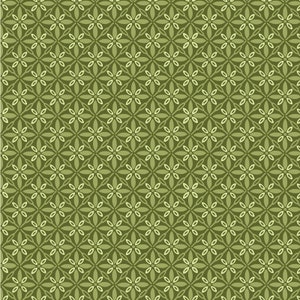 Tufted Star Kimberbell Basics by Kimberbell Designs - MAS9396-G Green - 1/2 yard