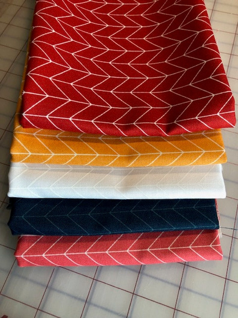 Chevron Refreshed Basics Fabric by Maywood Studio for Kimberbell ...