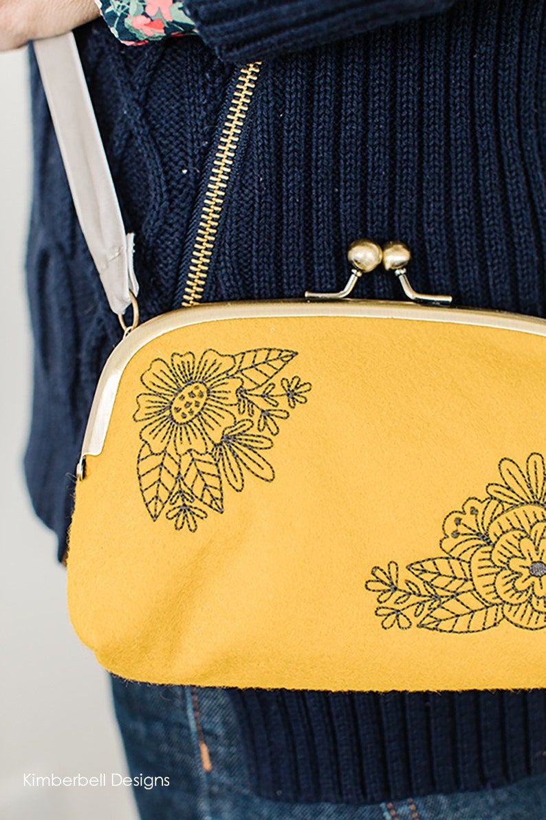 Keepsake Clasp Purses by Kimberbell Designs Machine Etsy