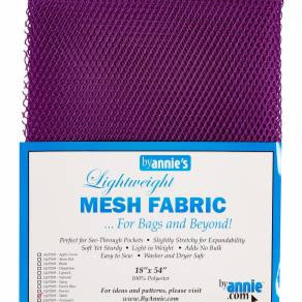 Lightweight Mesh Fabric 18" x 54" - Patterns by Annie's PBASUP209-Tahiti