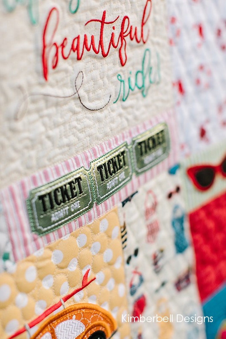 Vintage Boardwalk Quilt Embellishment Kit by Kimberbell Etsy
