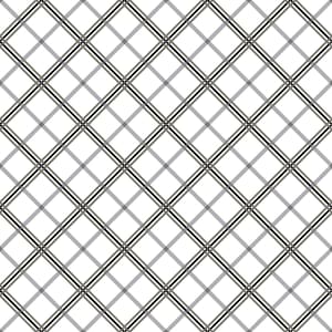 Plaid Basics Fabric - Kimberbell Designs for Maywood Studios - MAS8262-J Black - 1/2 yard