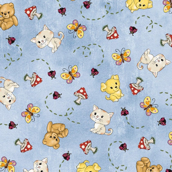 Animal and Garden From Garden Girls by Parisi for QT Etsy