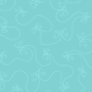 Bows - Star-Spangled Beauty by Kimberbell Designs for Maywood Studio - MAS10844-Q Aqua - 1/2 yard