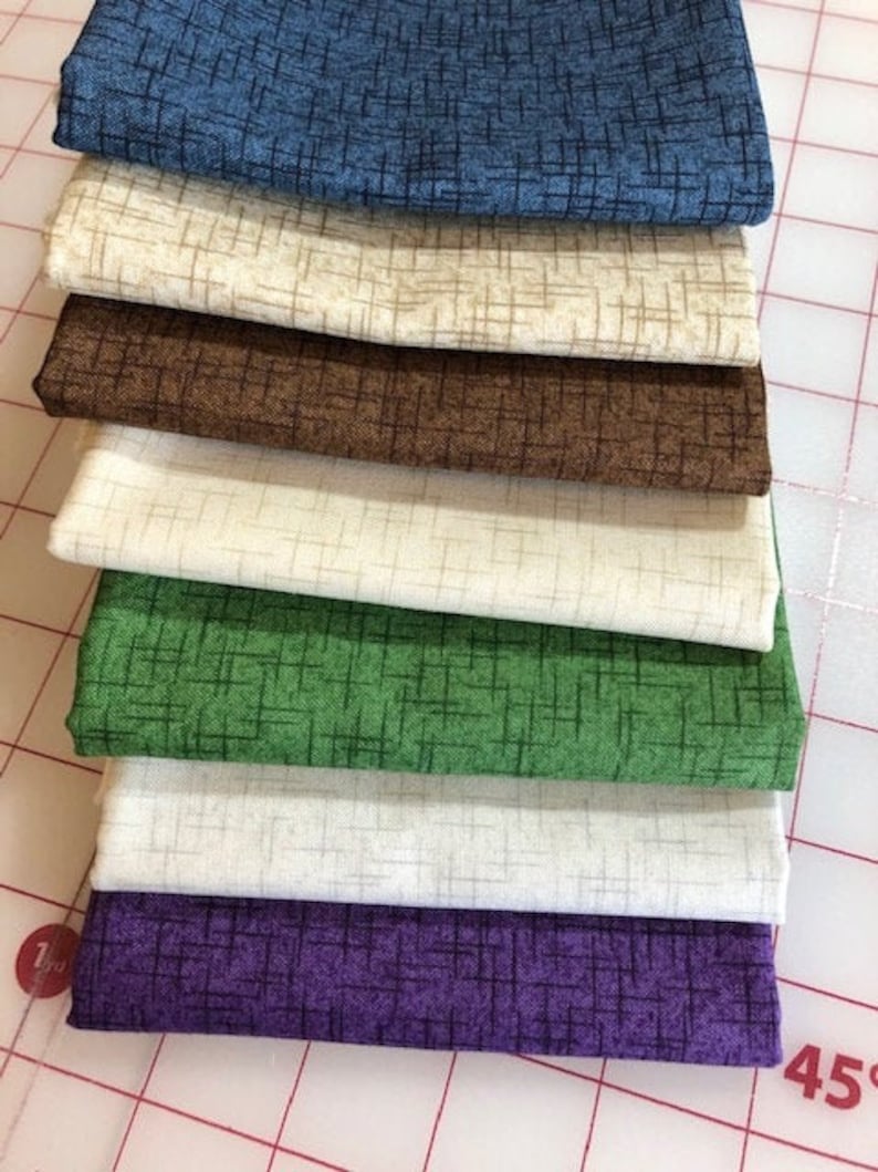 Linen Kimberbell Basics Fabric Half Yard Bundle 7 Fabrics Etsy