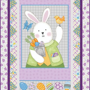 Happy Spring Quilt Fabric Kit by Sharla Fults for Studio E - 42&quot; x 60&quot; - Free Pattern