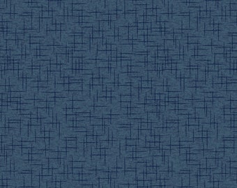 Linen Texture Kimberbell Basics by Kimberbell Designs - MAS9399-N Deep Navy - 1/2 yard